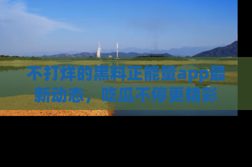 不打烊的黑料正能量app最新动态，吃瓜不停更精彩