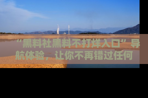 “黑料社黑料不打烊入口”导航体验,让你不再错过任何精彩黑料