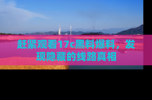 赶紧观看17c黑料爆料，发现隐藏的线路真相