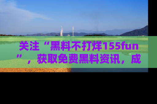 关注“黑料不打烊155fun”，获取免费黑料资讯，成为吃瓜达人不再难！