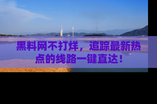 黑料网不打烊，追踪最新热点的线路一键直达！