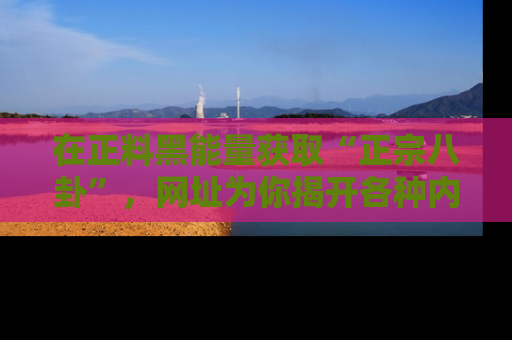 在正料黑能量获取“正宗八卦”，网址为你揭开各种内幕故事！